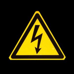 Danger of death Electric shock