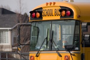 DO NOT SWERVE A SCHOOL BUS OFF THE ROAD